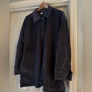Corduroy shacket 1X